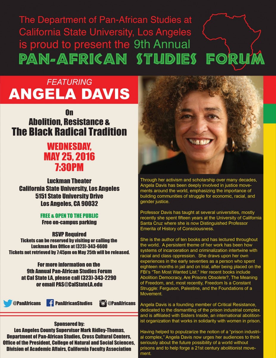 Dr. Angela Davis Flyer