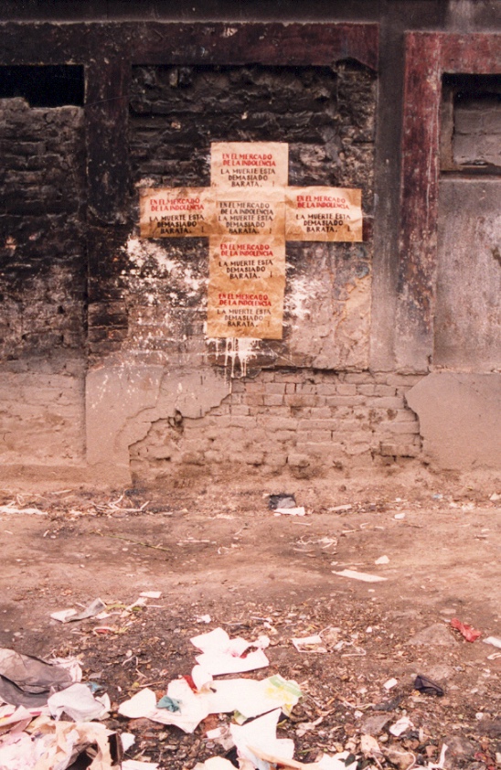 Villaobos, La Facción. 1993, en la carrera 11 con calle 6ta, en Bogotá, 