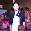 Billie Hsieh at Bushika Junior Education Center in Uganda