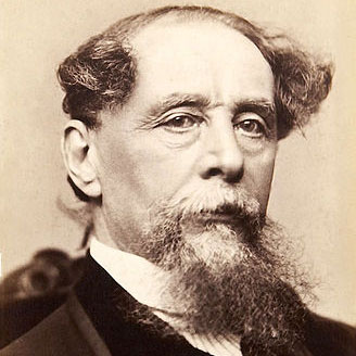 Charles Dickens Portrait Photo, public domain