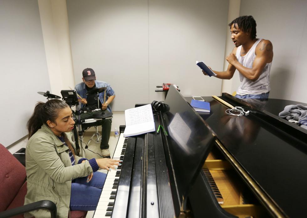 Musicians play at Grammy camp