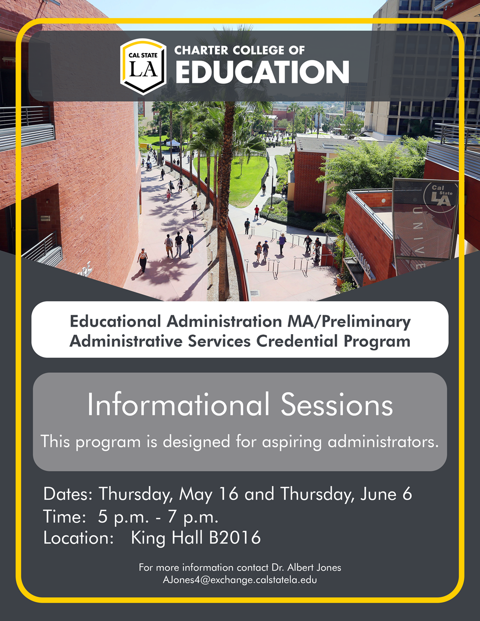 Educational Administration Information Sessions