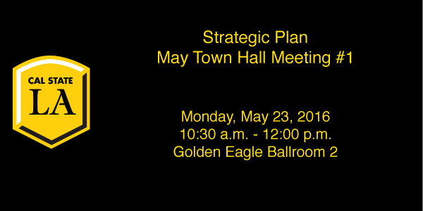 Strategic Plan - May Town Hall Meeting #1