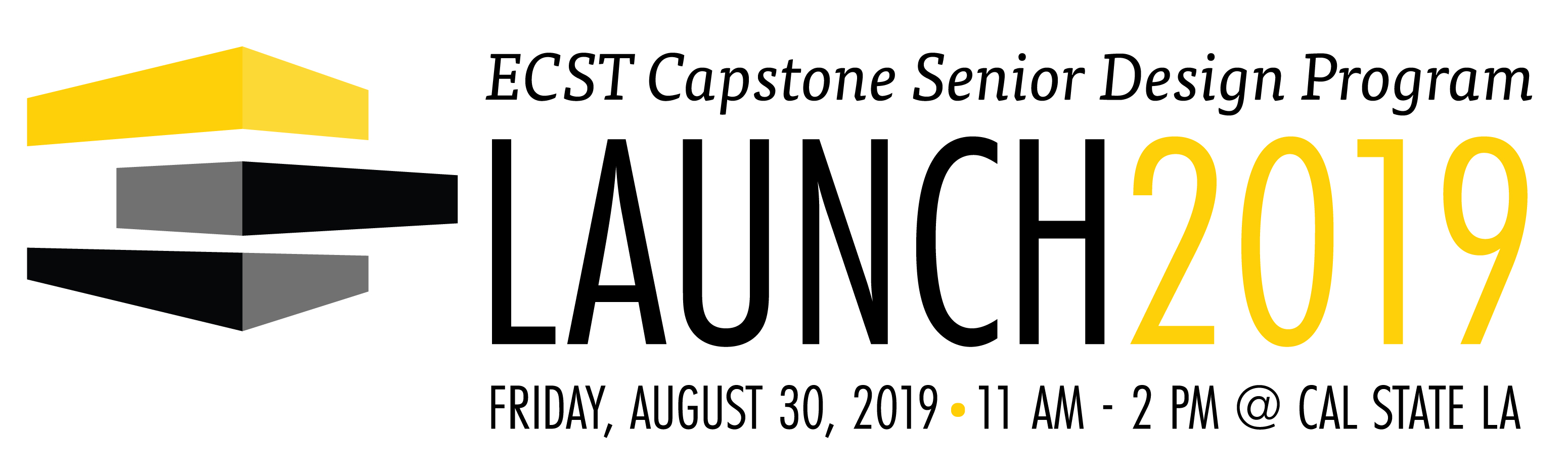 ECST Capstone Senior Design Launch. August 30, 2019