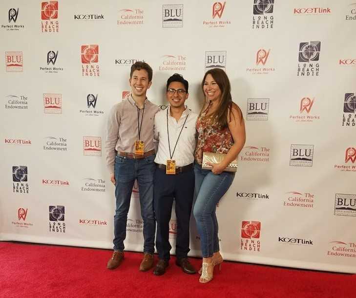Students at Long Beach Indie Film Festival 