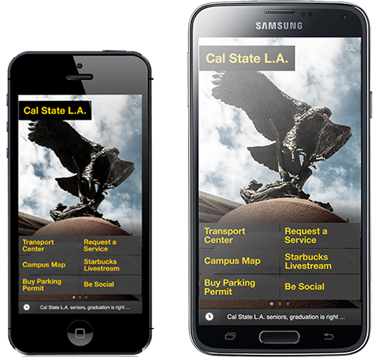 Download the Cal State L.A. mobile app
