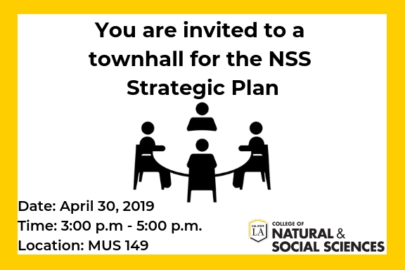 Strategic Plan Townhall on April 30 