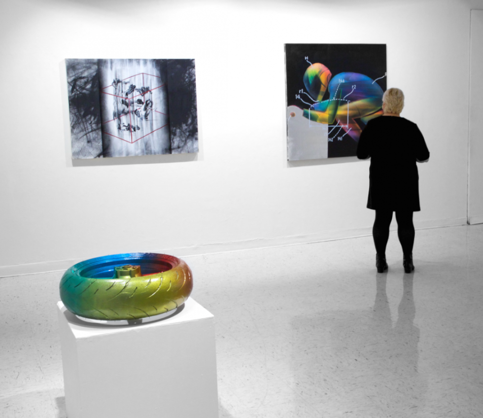 Photgraph of artwork in gallery