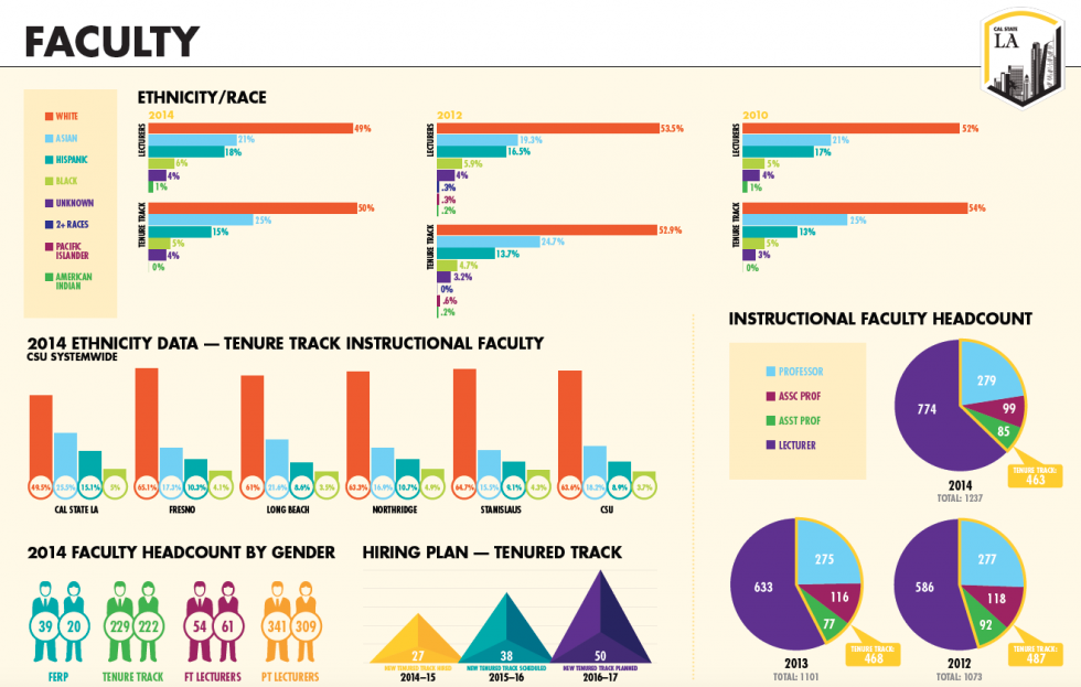 Faculty Demographics Infographic