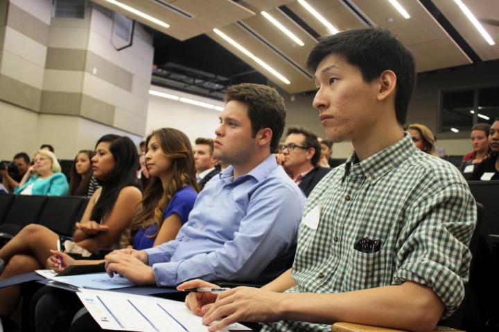 students in lecture hall