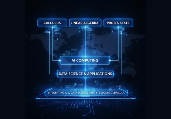 A diagram illustrating A.I. computing.