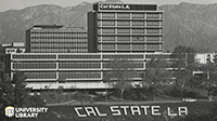 Cal State LA after the erection of Salazar Hall and Simpson Tower