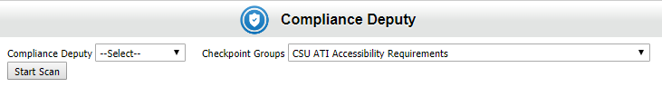 Compliance deputy toolbar in google chrome