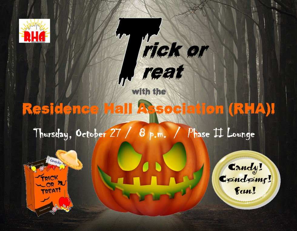 Trick-or-Treat with RHA Flyer