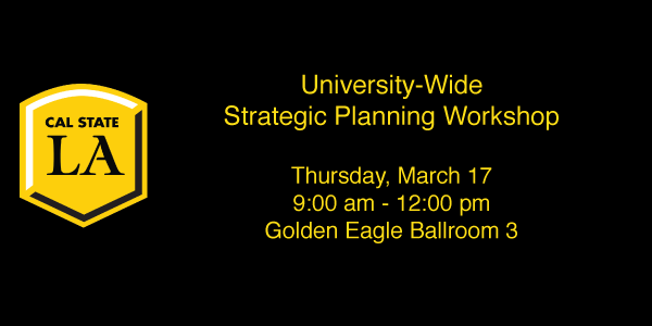 University Wide Strategic Planning Workshop