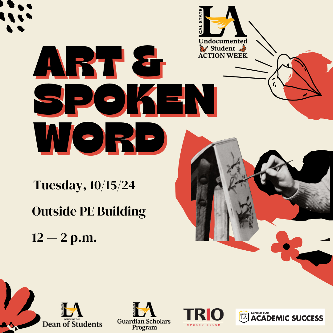 Art & Spoken word flyer