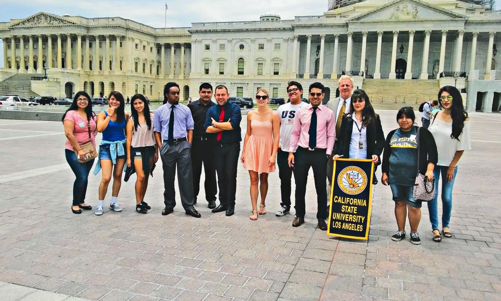 Political Science Association Visits Washington DC