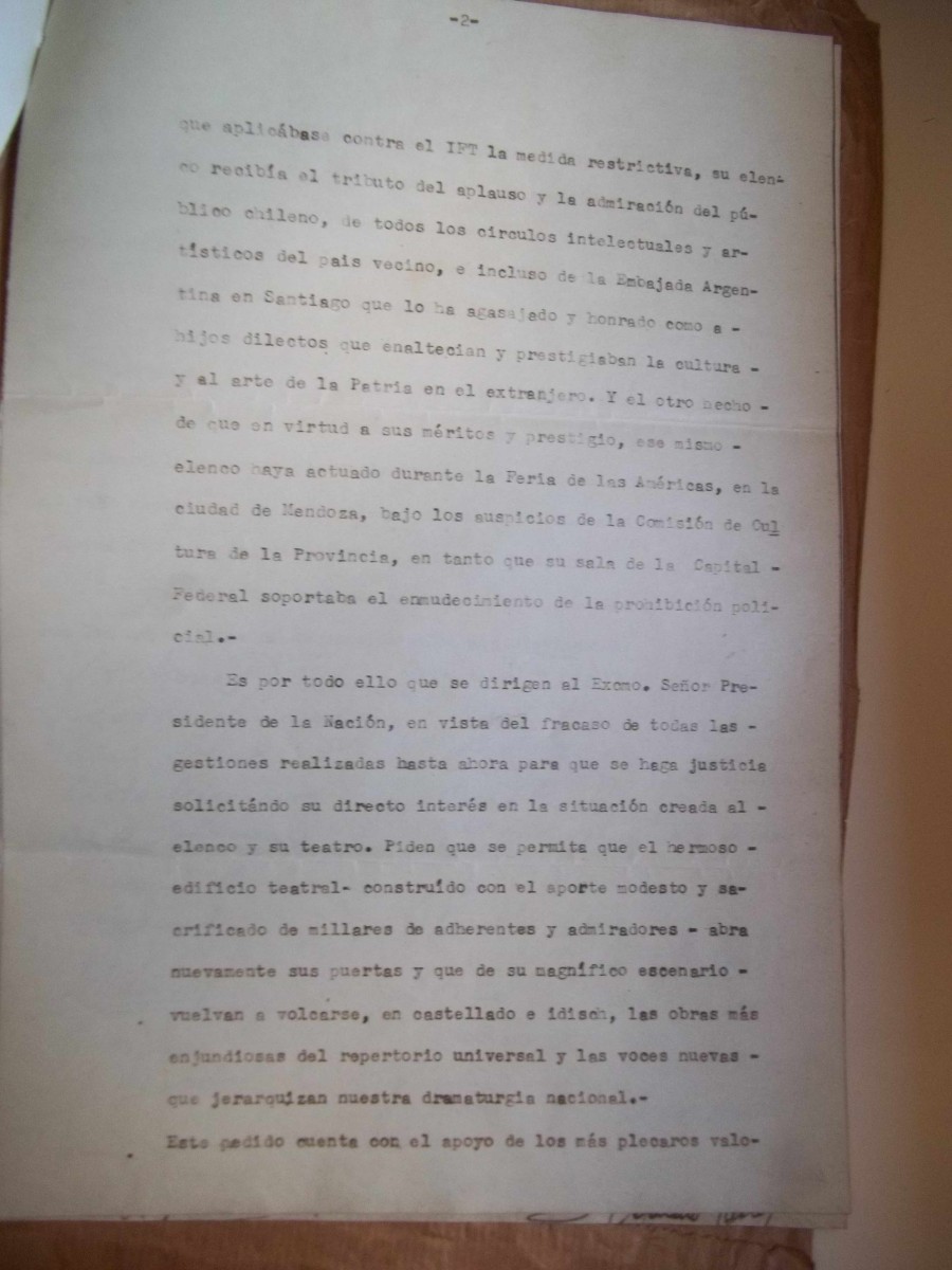  Carta al Señor Presidente de la Nación General Juan Domingo Perón 3