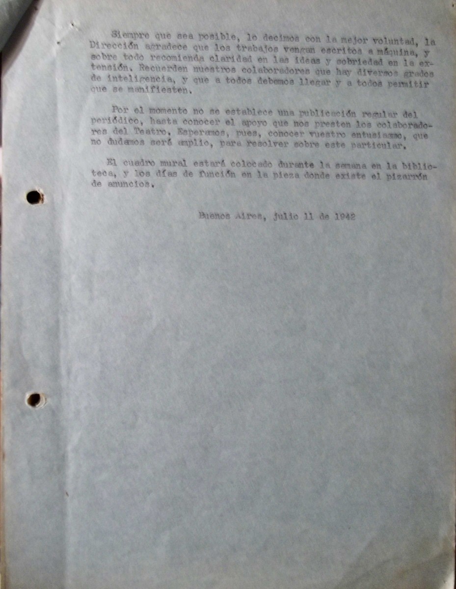 Cierre, al 30 de noviembre de 1945 2