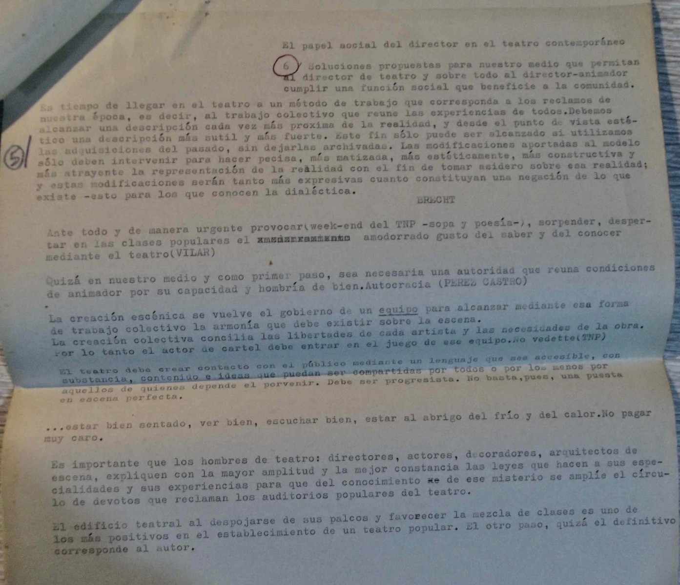 El papel social del director en el teatro contemporáneo 1