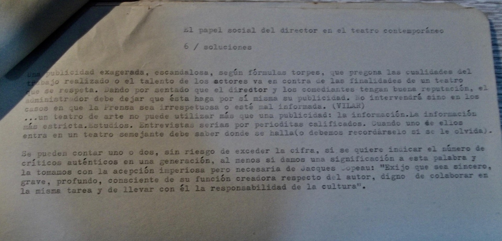 El papel social del director en el teatro contemporáneo 3