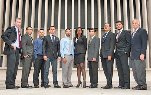 Interview group shot