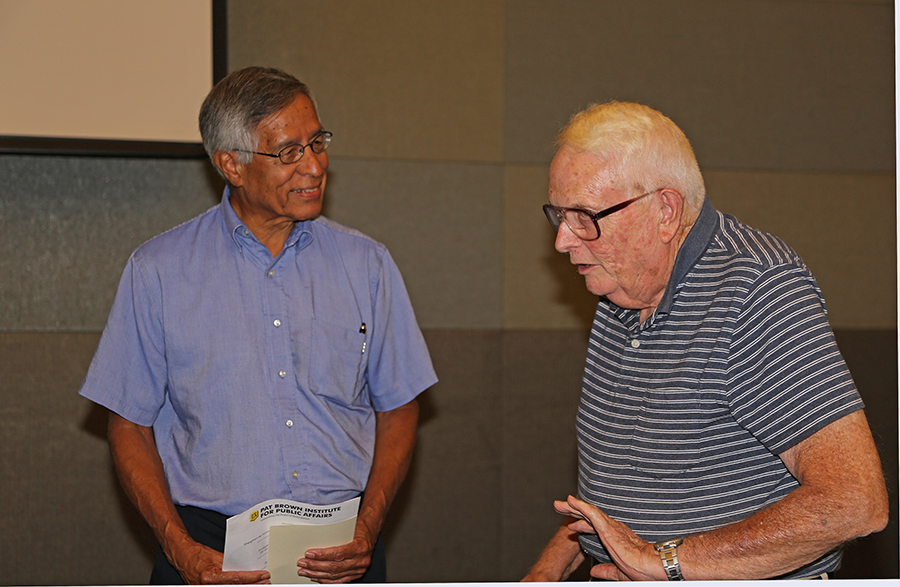 Hildebrando Villarreal, Dick Keyes at Fall 2016 Luncheon