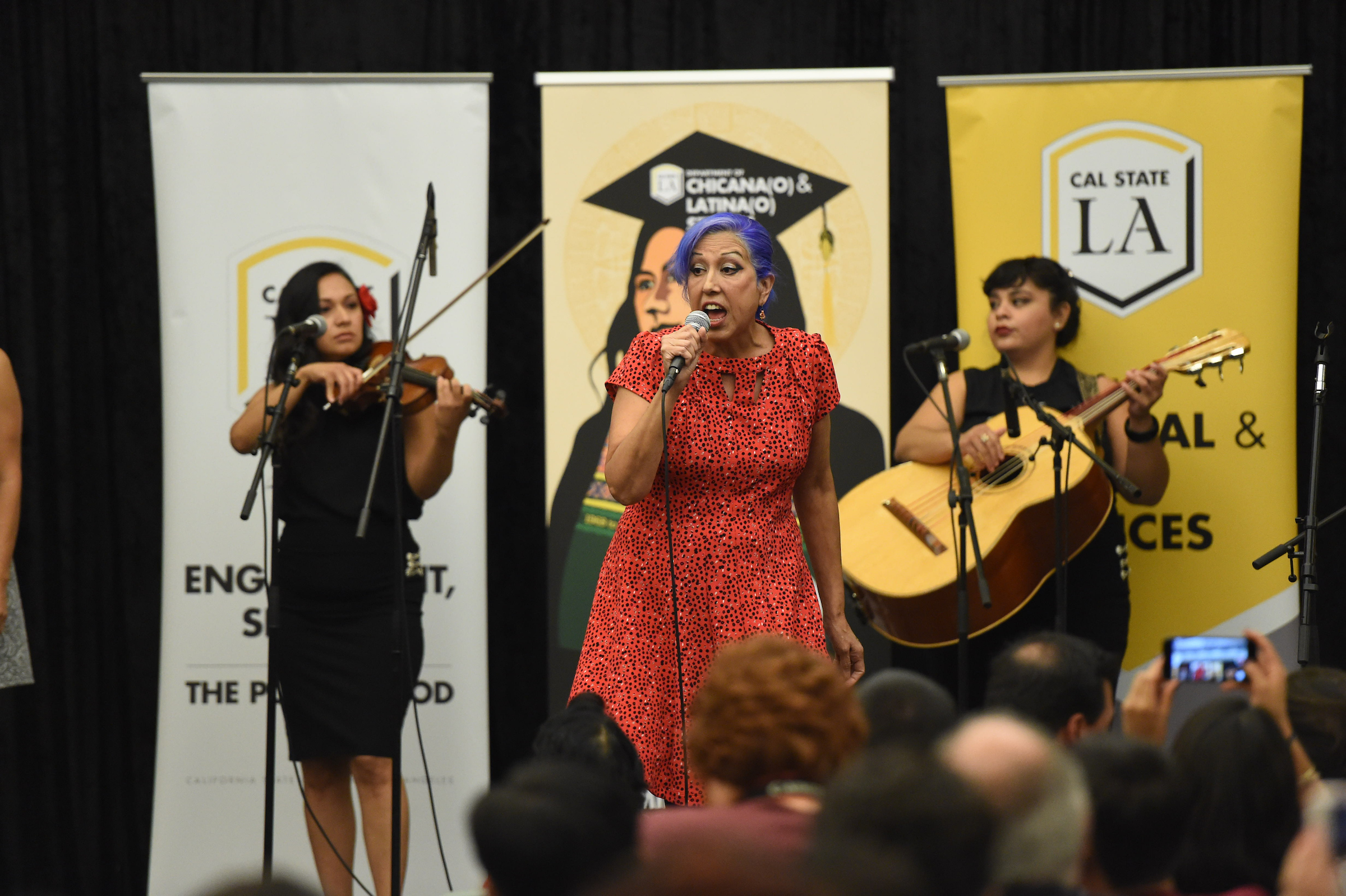 Alice Bag and La Victoria perform for Dolores Huerta and guests.