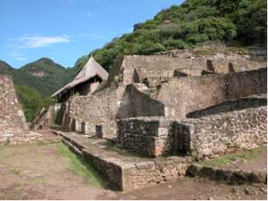 Malinalco, the eagle's nest, an Aztec city.