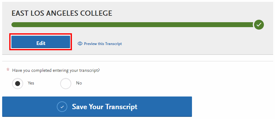 Cal State Apply January Transfer Update edit college courses