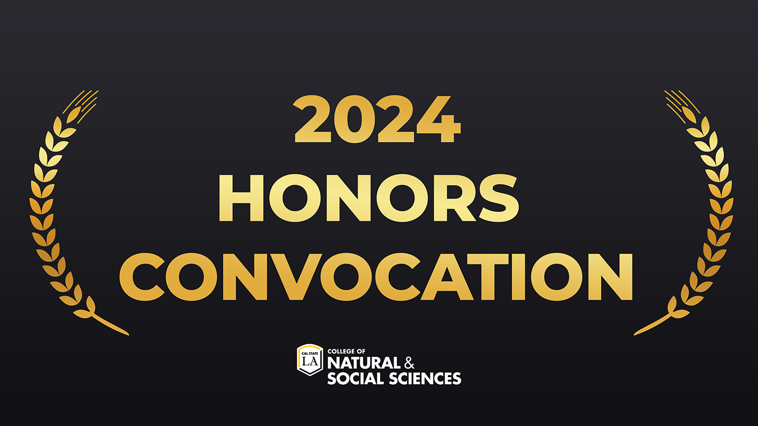 Graphic with the words 2024 Honors Convocation