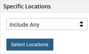 Specific Locations Prompt Select Locations button
