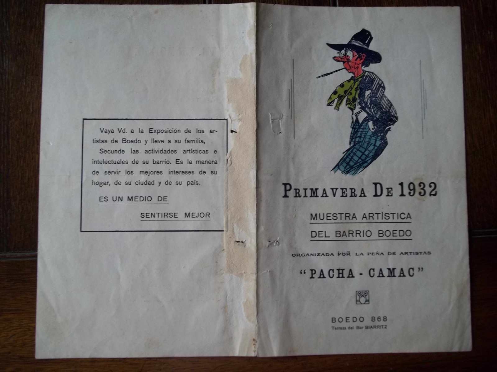 Pacha Camac, Muestra artística del barrio de Boedo