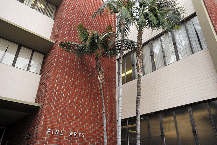 Entrance to FIne Arts