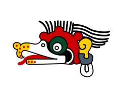 Aztec glyph condor 