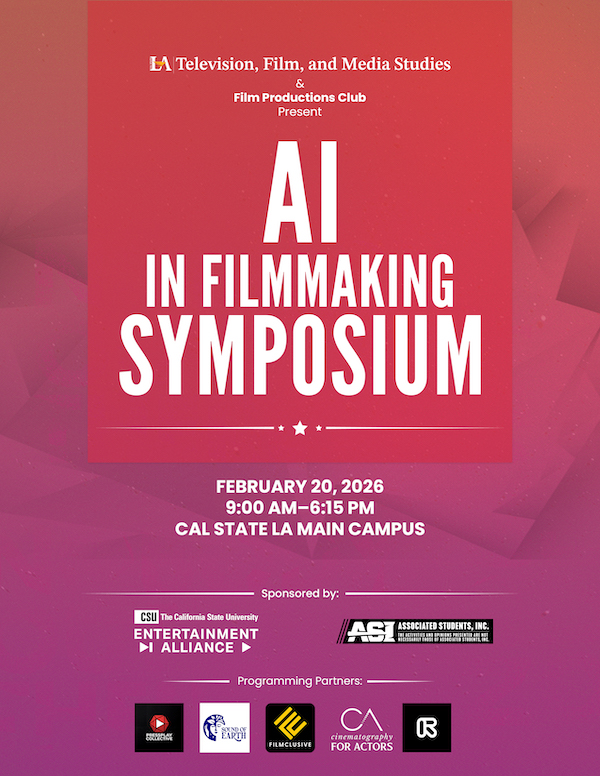 AI Symposium flyer with sponsor logos