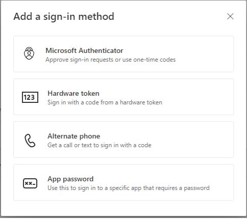 Microsoft Sign In Method