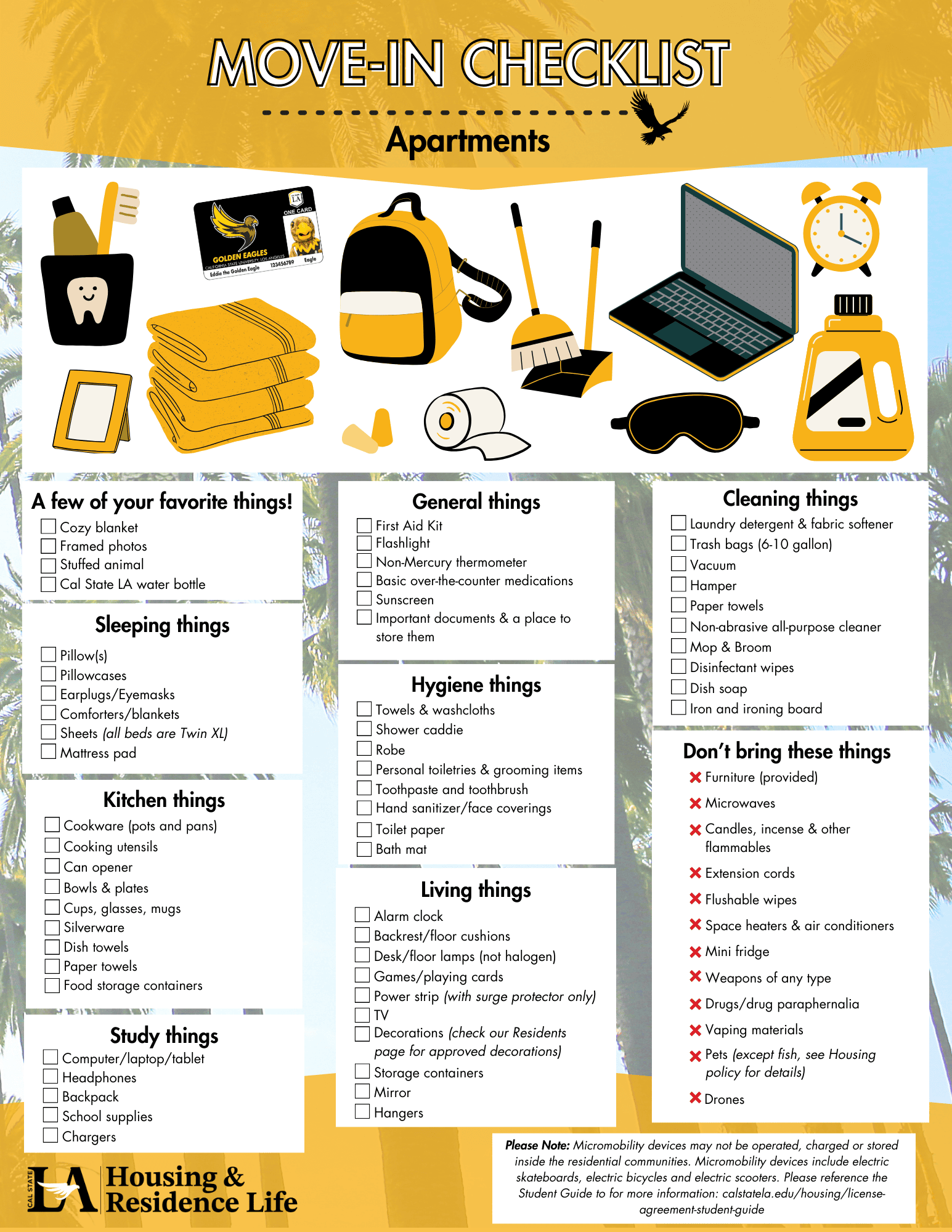 What to Bring | Cal State LA