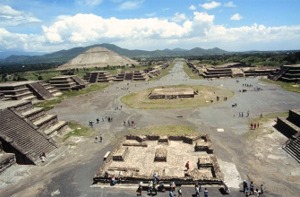 Teotihuacan, the city of the gods.