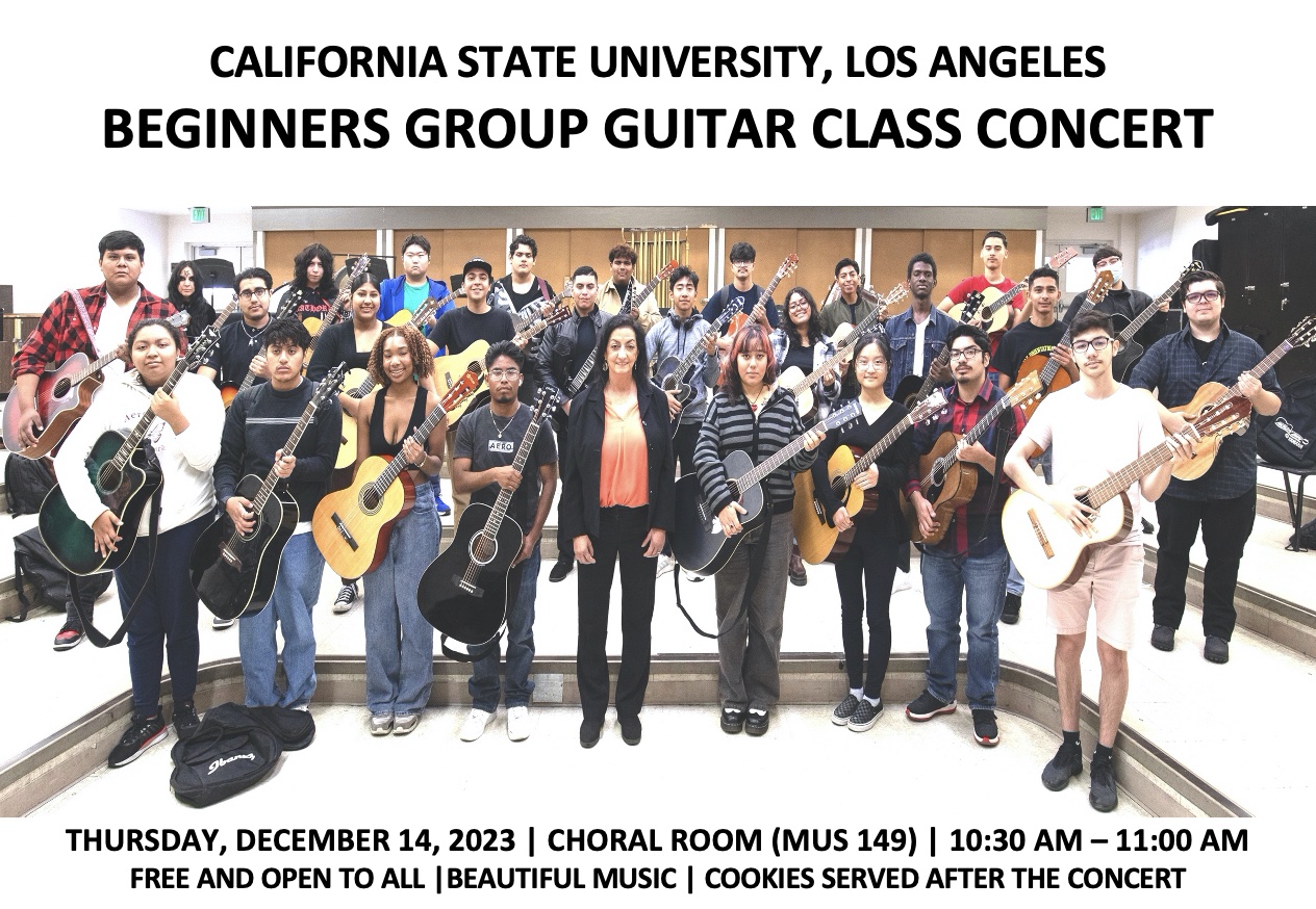 BEGINNERS GROUP GUITAR CLASS CONCERT