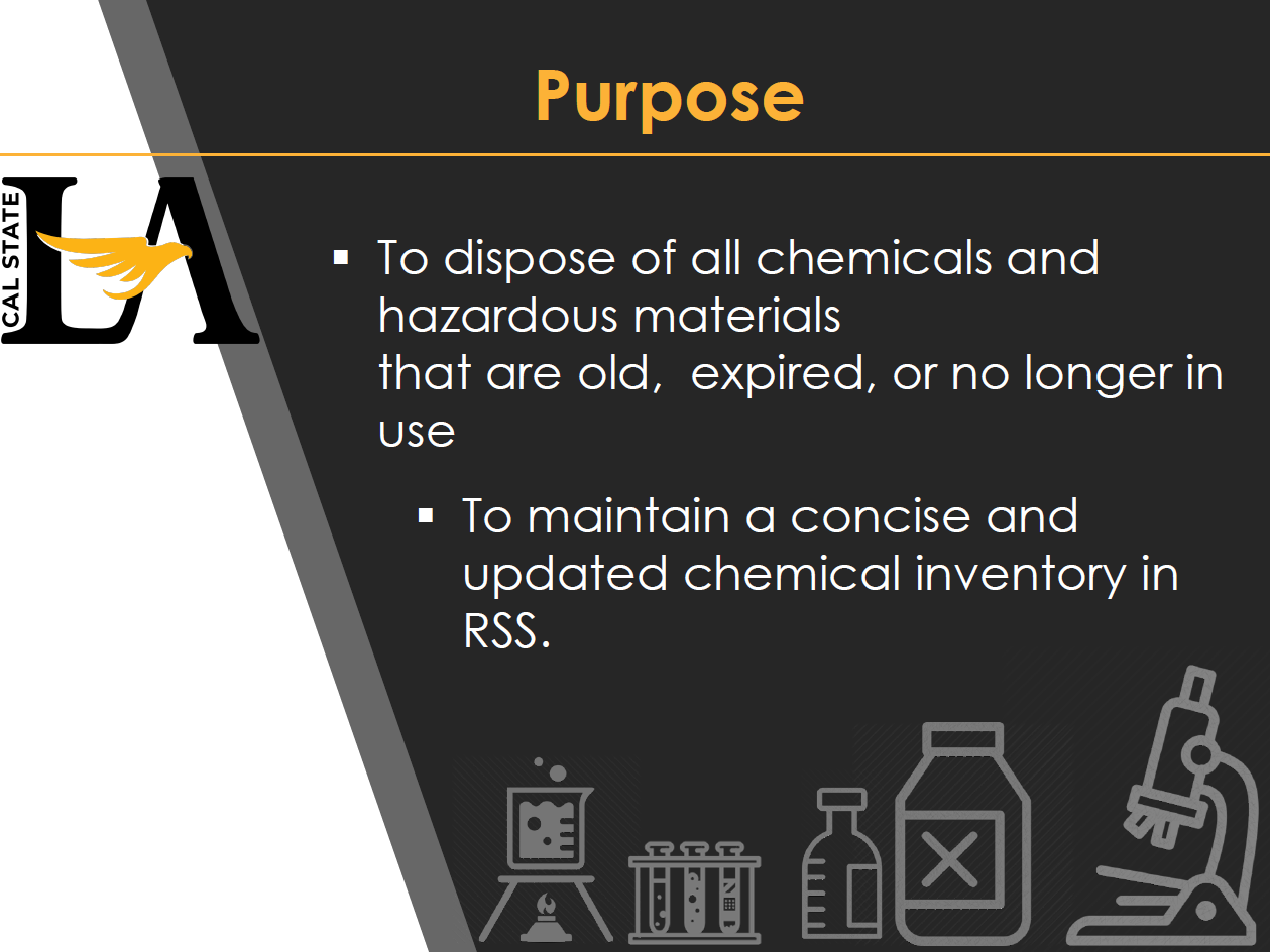 Chemical Cleanout Purpose