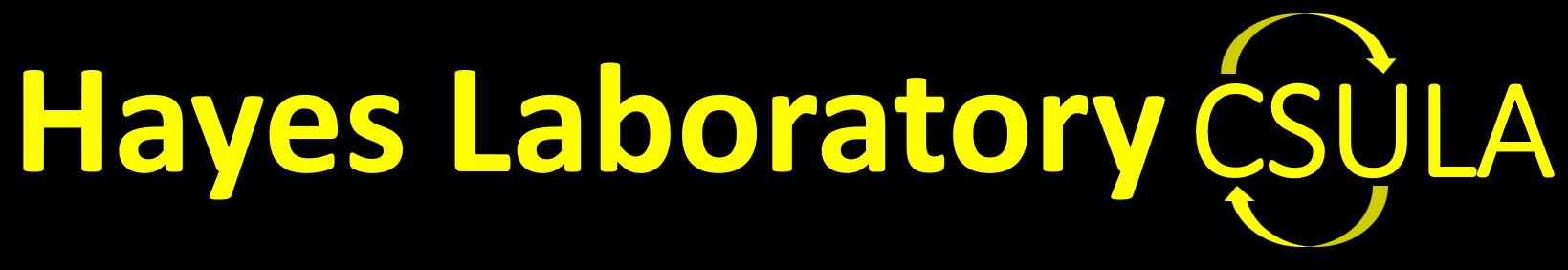 Logo with Hayes laboratory and a styles C-to-U and U-to-C RNA edit