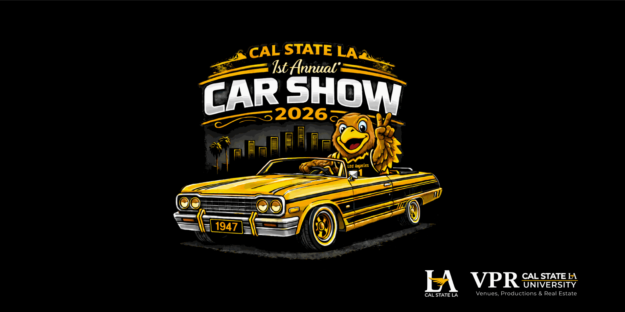 Cal State LA First Annual Car Show Banner
