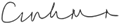 Cat Haras signature