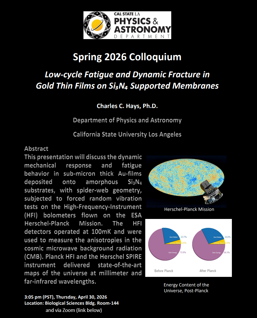 Charles Hays Colloquium April 30 2026