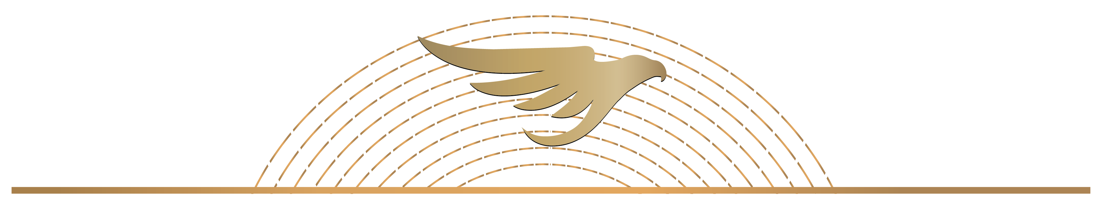 Eagle with gold border