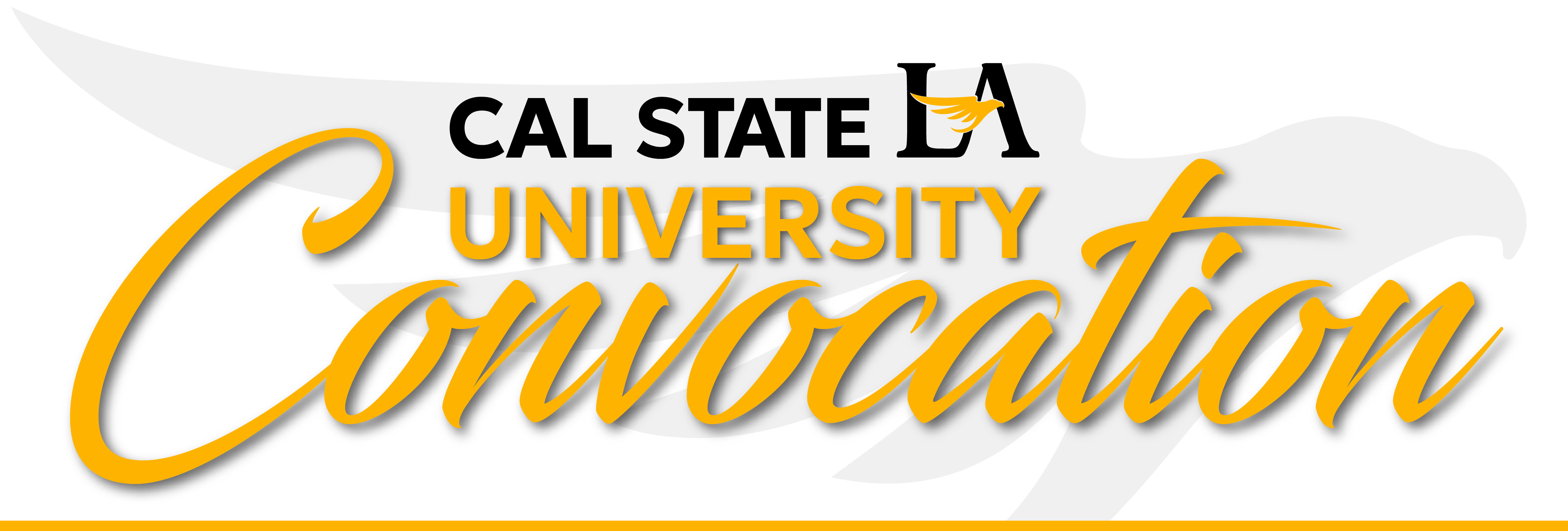Cal State LA University Convocation banner