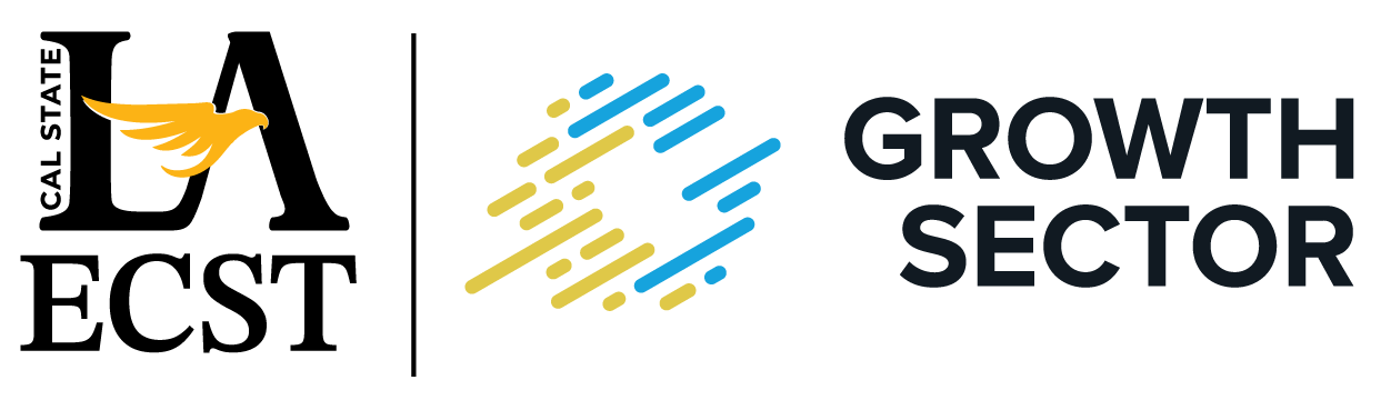 Cal State LA ECST and Growth Sector logos