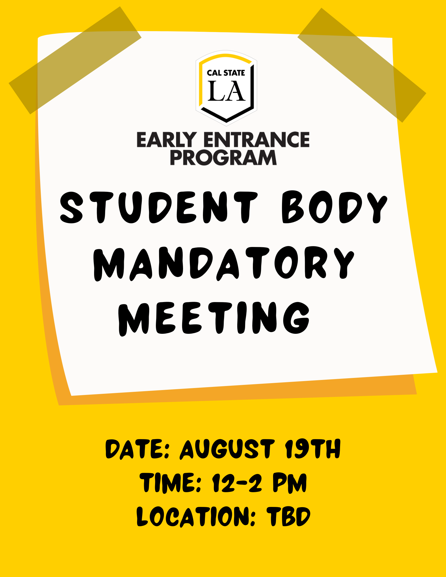 EEP Student body meeting