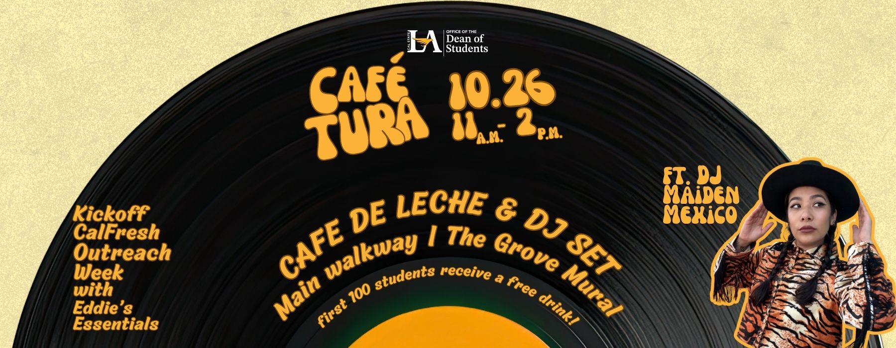 Banner of Cafetura event.